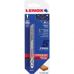 Lenox - Jig Saw Blades Blade Material: Bi-Metal Blade Length (Inch): 4 - Exact Tool & Supply