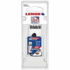 Lenox - Hole Saws Saw Diameter (mm): 1.50 Saw Diameter (Inch): 1-1/16 - Exact Tool & Supply