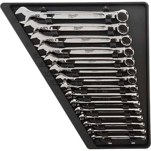 Milwaukee Tool - Wrench Sets Tool Type: Combination Wrench Set System of Measurement: Metric - Exact Tool & Supply