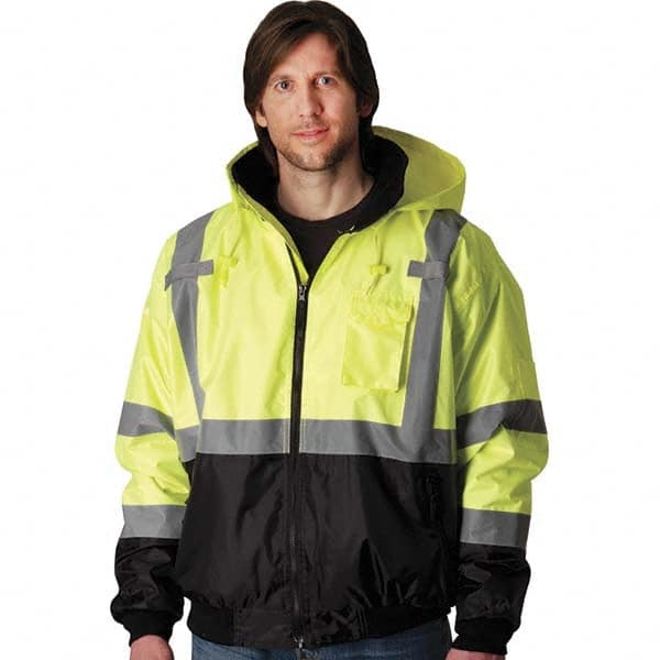 PIP - Size S Yellow High Visibility Jacket - Exact Tool & Supply