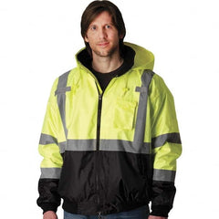 PIP - Size S Yellow High Visibility Jacket - Exact Tool & Supply