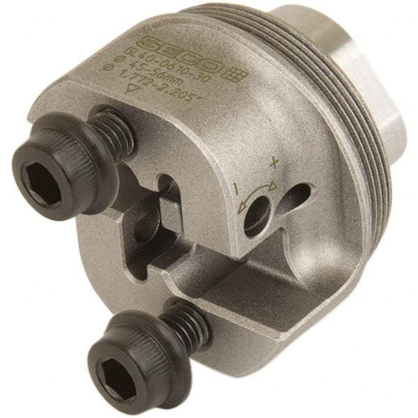 Seco - 50mm Body Diam, Manual Rough Boring Head - 55mm to 69mm Bore Diam - Exact Tool & Supply