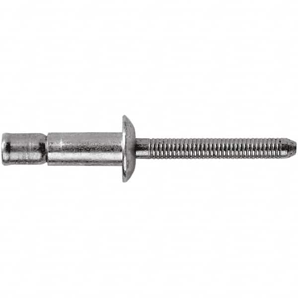 STANLEY Engineered Fastening - Size 8 Dome Head Steel Structural with Locking Stem Blind Rivet - Exact Tool & Supply