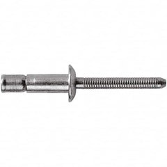 STANLEY Engineered Fastening - Size 8 Dome Head Steel Structural with Locking Stem Blind Rivet - Exact Tool & Supply
