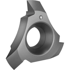 Vargus - 0.5 to 1mm Pitch, 28-27 TPI, Internal Thread, Partial 60° Standard, 7VI VTX Grade Thread Mill Insert - Carbide, TiAIN Coating - Exact Tool & Supply