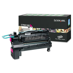 Lexmark - Office Machine Supplies & Accessories; Office Machine/Equipment Accessory Type: Toner Cartridge ; For Use With: Lexmark C792de; C792dte; C792dhe ; Color: Magenta - Exact Tool & Supply