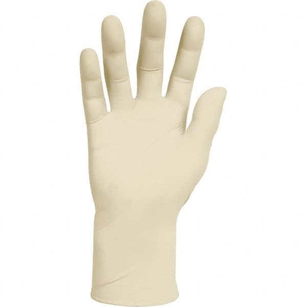 Kimtech - Size M, 5 mil, Medical Grade, Powder Free Latex Disposable Gloves - Exact Tool & Supply