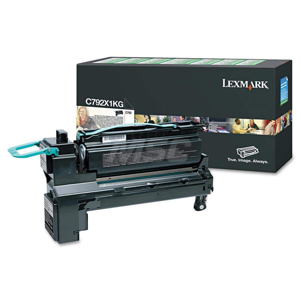 Lexmark - Office Machine Supplies & Accessories; Office Machine/Equipment Accessory Type: Toner Cartridge ; For Use With: Lexmark C792de; C792dte; C792dhe ; Color: Black - Exact Tool & Supply