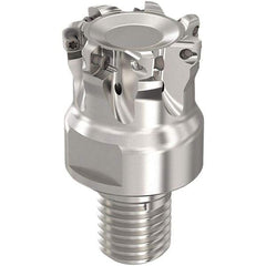 Seco - 30mm Cut Diam, 0.8mm Max Depth, M20 Modular Connection Indexable High-Feed End Mill - Screw Holding Method, LP..06 Insert, R217.21 Toolholder, Through Coolant - Exact Tool & Supply