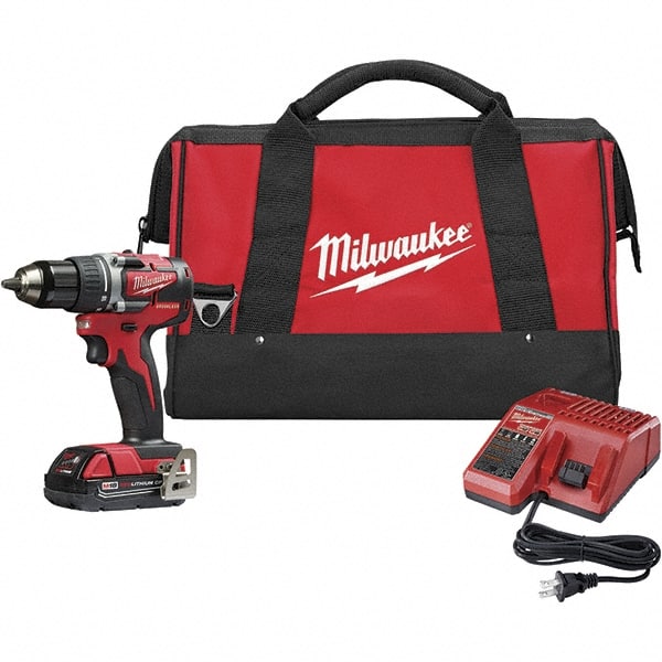 Milwaukee Tool - 18V 1/2" Pistol Grip Cordless Drill - Exact Tool & Supply