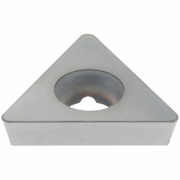 Dorian Tool - TDEX1603 Carbide Milling Insert - AlCrN Finish, 1/8" Thick, 3/8" Inscribed Circle, 0.03" Corner Radius - Exact Tool & Supply