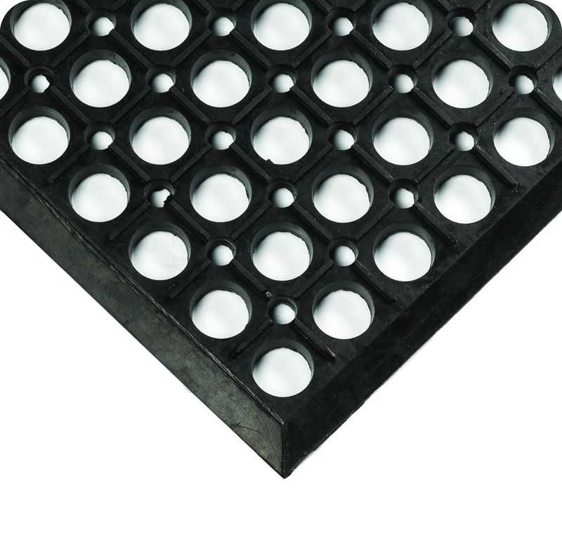 WorkRite Floor Mat - 3' x 20' x 1/2" Thick (Gray CFR Coating) - Exact Tool & Supply