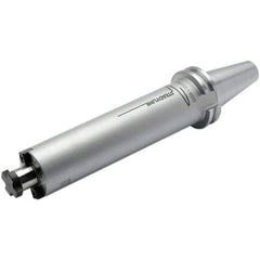 Seco - CAT50 Dual Contact Taper Shank 1" Pilot Diam Shell Mill Holder - 8-1/4" Flange to Nose End Projection, 2-1/4" Nose Diam, Through-Spindle & DIN Flange Coolant - Exact Tool & Supply