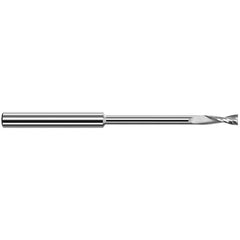 Harvey Tool - Square End Mills; Mill Diameter (Inch): 1/16 ; Mill Diameter (Decimal Inch): 0.0625 ; Length of Cut (Decimal Inch): 0.1860 ; Material: Solid Carbide ; Finish/Coating: Uncoated ; Shank Diameter (Inch): 1/8 - Exact Tool & Supply