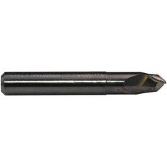 Emuge - 1mm, 2 Flute, Single End, Solid Carbide, 0.25mm Corner Radius End Mill - 57mm OAL, 30° Helix, Right Hand Flute, 2mm LOC, Right Hand Cut, 4mm Extended Reach - Exact Tool & Supply