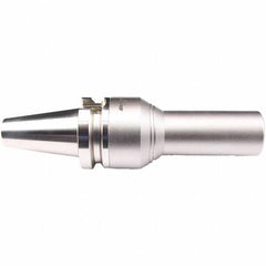Emuge - BT40 Taper Shank, 3/4" Hole Diam x 40mm Nose Diam Milling Chuck - 156mm Projection, Through-Spindle Coolant, Balanced to 20,000 RPM - Exact Tool & Supply