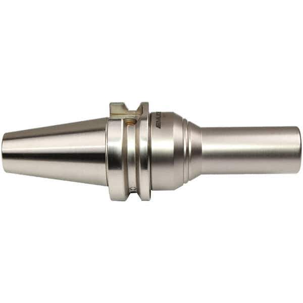 Emuge - BT40 Taper Shank, 9/16" Hole Diam x 30mm Nose Diam Milling Chuck - 120mm Projection, Through-Spindle Coolant, Balanced to 20,000 RPM - Exact Tool & Supply