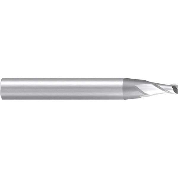 Emuge - 8° Taper Angle per Side, 4mm Small End Diam, 8mm LOC, Solid Carbide 2 Flute Tapered Corner Radius End Mill - 80mm OAL, 10mm Shank Diam, Spiral Flute, 30° Helix - Exact Tool & Supply