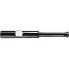Emuge - 24 Max TPI, Internal Single Profile Thread Mill - 15/16" Cut Diam, 5/16" Shank Diam, 5 Flute, 2-9/16" OAL, TiCN Finish - Exact Tool & Supply