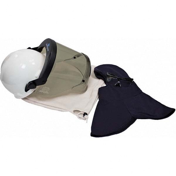 National Safety Apparel - Face Shield & Headgear Sets; Headgear Style: Hard Cap ; Lens Shade: None ; Window Color: Clear ; Window Coating: Anti-Fog ; Window Height (Inch): 10 ; Window Width (Inch): 20 - Exact Tool & Supply