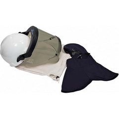 National Safety Apparel - Face Shield & Headgear Sets; Headgear Style: Hard Cap ; Lens Shade: None ; Window Color: Clear ; Window Coating: Anti-Fog ; Window Height (Inch): 10 ; Window Width (Inch): 20 - Exact Tool & Supply
