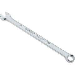 Blackhawk by Proto - 1/4" 12 Point Offset Combination Wrench - 15° Offset Angle, 4" OAL, Steel, Satin Finish - Exact Tool & Supply