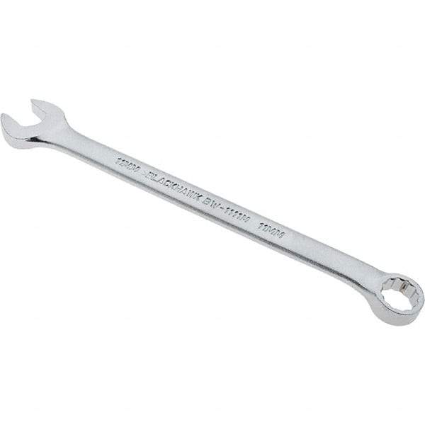 Blackhawk by Proto - 11mm 12 Point Offset Combination Wrench - 15° Offset Angle, 5-3/4" OAL, Steel, Satin Finish - Exact Tool & Supply