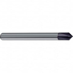Guhring - 10mm Diam 4 Flute Single End Solid Carbide Chamfer Mill - Exact Tool & Supply