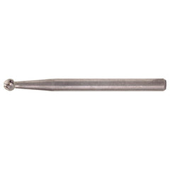 SD-1 Standard Cut Solid Carbide Bur-Ball Shape - Exact Tool & Supply