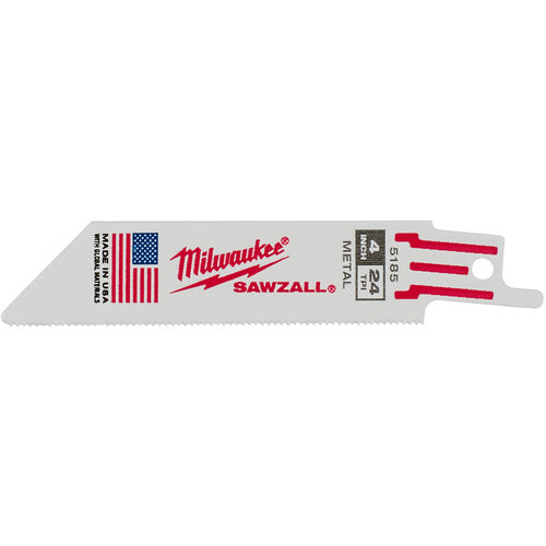 24T 4″ Sawzall Blade Pack of 5 - Exact Tool & Supply