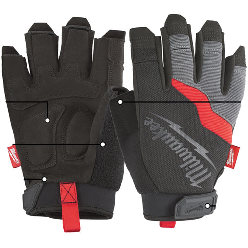 XXL FINGERLESS WORK GLOVE - Exact Tool & Supply