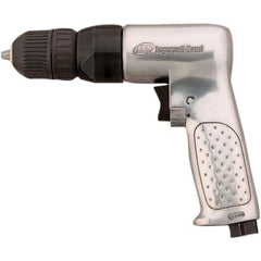 Ingersoll-Rand - 3/8" Reversible Keyless Chuck - Pistol Grip Handle, 2,000 RPM, 0.5 hp, 90 psi - Exact Tool & Supply
