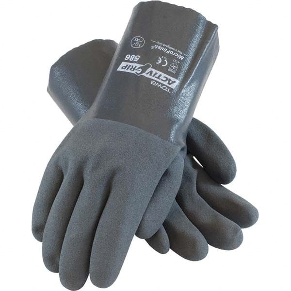 PIP - Chemical Resistant Gloves Material: Nitrile Size: Medium - Exact Tool & Supply