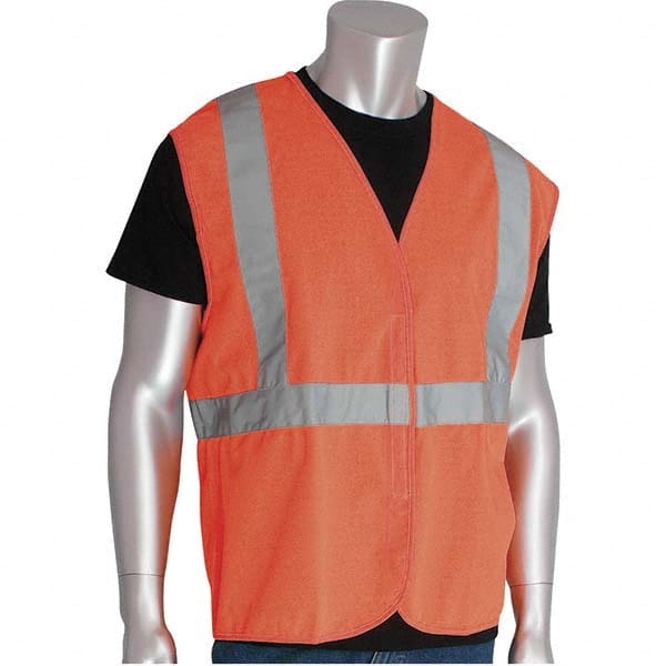 PIP - Size M Orange Solid General Purpose High Visibility Vest - Exact Tool & Supply