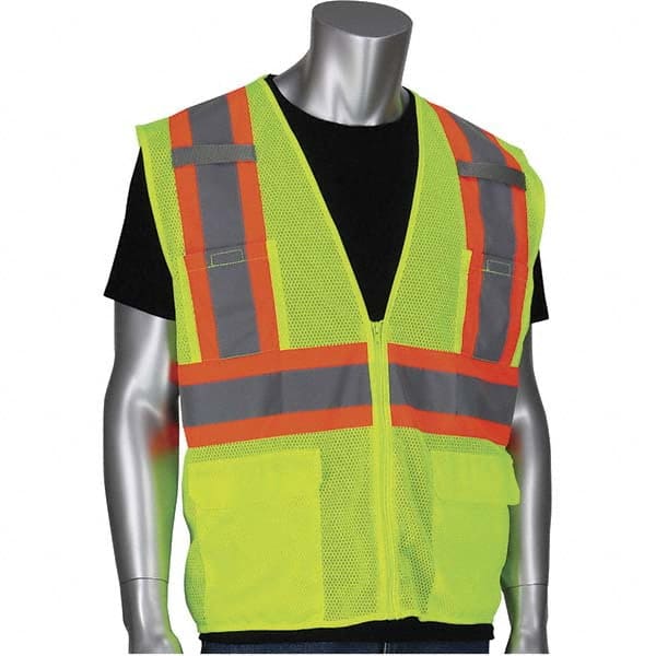 PIP - Size S Yellow Mesh General Purpose High Visibility Vest - Exact Tool & Supply