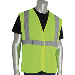 PIP - Size M Yellow Mesh General Purpose High Visibility Vest - Exact Tool & Supply