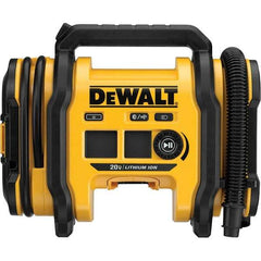 DeWALT - 20V MAX Battery, 12V DC or 110V AC Tire Inflator Kit - 160 psi - Exact Tool & Supply