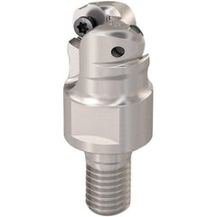 Seco - 13.4mm Cutting Diam, 6mm Max Depth of Cut, Modular Connection Indexable Copy End Mill - 2 Inserts, RP.. 1204 Insert, 217.29I-06 Toolholder, Steel, Through Coolant - Exact Tool & Supply