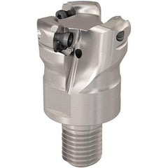 Seco - 26.1mm Cutting Diam, 6mm Max Depth of Cut, Modular Connection Indexable Copy End Mill - 3 Inserts, RP.. 1204 Insert, 217.29I-06 Toolholder, Steel, Through Coolant - Exact Tool & Supply