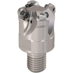 Seco - 28mm Cutting Diam, 6mm Max Depth of Cut, Modular Connection Indexable Copy End Mill - 4 Inserts, RP.. 1204 Insert, 217.29-06 Toolholder, Steel, Through Coolant - Exact Tool & Supply