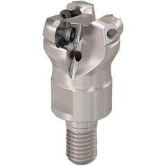 Seco - 19.75mm Cutting Diam, 6mm Max Depth of Cut, Modular Connection Indexable Copy End Mill - 3 Inserts, RP.. 1204 Insert, 217.29I-06 Toolholder, Steel, Through Coolant - Exact Tool & Supply