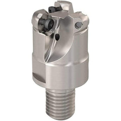 Seco - 20mm Cutting Diam, 6mm Max Depth of Cut, Modular Connection Indexable Copy End Mill - 3 Inserts, RP.. 1204 Insert, 217.29-06 Toolholder, Steel, Through Coolant - Exact Tool & Supply