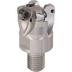 Seco - 23mm Cutting Diam, 6mm Max Depth of Cut, Modular Connection Indexable Copy End Mill - 4 Inserts, RP.. 1204 Insert, 217.29-06 Toolholder, Steel, Through Coolant - Exact Tool & Supply