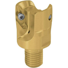 Seco - 40mm Cutting Diam, 10mm Max Depth of Cut, Modular Connection Indexable Copy End Mill - 2 Inserts, VPGX22 Insert, 217.97-22 Toolholder, Steel, Through Coolant - Exact Tool & Supply