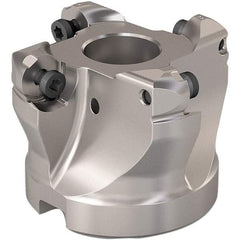 Seco - 38.8mm Cut Diam, 6mm Max Depth, 3/4" Arbor Hole, 4 Inserts, RP..1204 Insert Style, Indexable Copy Face Mill - R220.29 Cutter Style, 12,500 Max RPM, 1-1/2 High, Through Coolant, Series R220.29 - Exact Tool & Supply