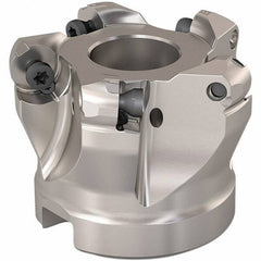 Seco - 40mm Cut Diam, 6mm Max Depth, 22mm Arbor Hole, 5 Inserts, RP..1204 Insert Style, Indexable Copy Face Mill - R220.29 Cutter Style, 12,300 Max RPM, 40mm High, Through Coolant, Series R220.29 - Exact Tool & Supply