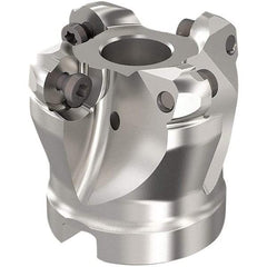 Seco - 32mm Cut Diam, 6mm Max Depth, 16mm Arbor Hole, 4 Inserts, RP..1204 Insert Style, Indexable Copy Face Mill - R220.29 Cutter Style, 13,300 Max RPM, 40mm High, Through Coolant, Series R220.29 - Exact Tool & Supply