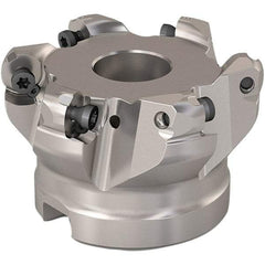 Seco - 51mm Cut Diam, 6mm Max Depth, 22mm Arbor Hole, 6 Inserts, RP..1204 Insert Style, Indexable Copy Face Mill - R220.29 Cutter Style, 11,200 Max RPM, 40mm High, Through Coolant, Series R220.29 - Exact Tool & Supply