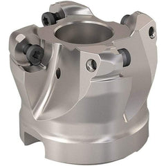 Seco - 38mm Cut Diam, 6mm Max Depth, 22mm Arbor Hole, 4 Inserts, RP..1204 Insert Style, Indexable Copy Face Mill - R220.29 Cutter Style, 12,500 Max RPM, 40mm High, Through Coolant, Series R220.29 - Exact Tool & Supply