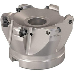 Seco - 68mm Cut Diam, 6mm Max Depth, 27mm Arbor Hole, 6 Inserts, RP..1204 Insert Style, Indexable Copy Face Mill - R220.29 Cutter Style, 10,000 Max RPM, 50mm High, Through Coolant, Series R220.29 - Exact Tool & Supply